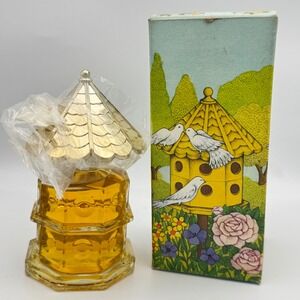Vintage Avon Dovecote Bird of Paradise Cologne 4 fl oz NOS Birdhouse Bottle Box